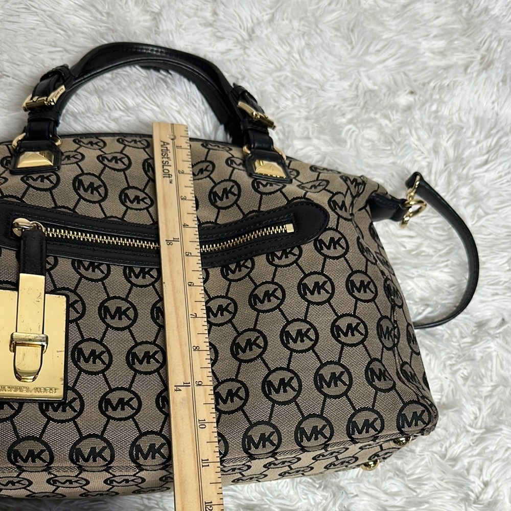Michael Kors Black and Tan Tote Bag with Dustbag - Picture 10 of 16